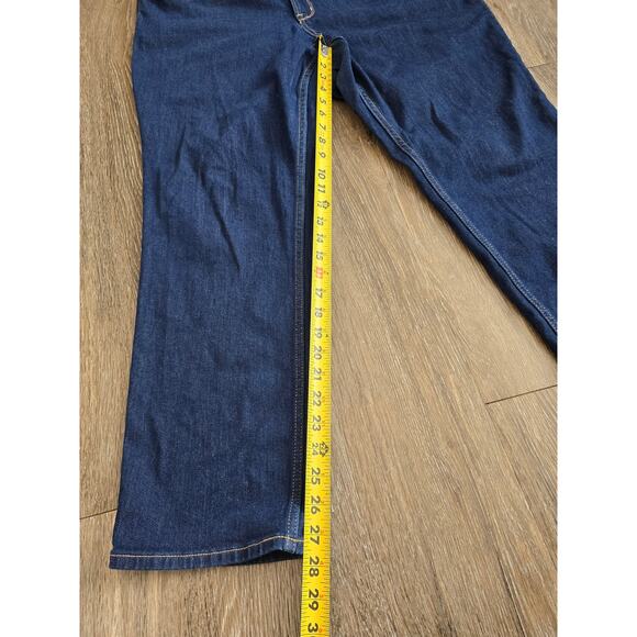 Old Navy High-Rise Wow Straight Jeans Dark Wash Plus Size 20 Plus Stretch Denim - Picture 7 of 8